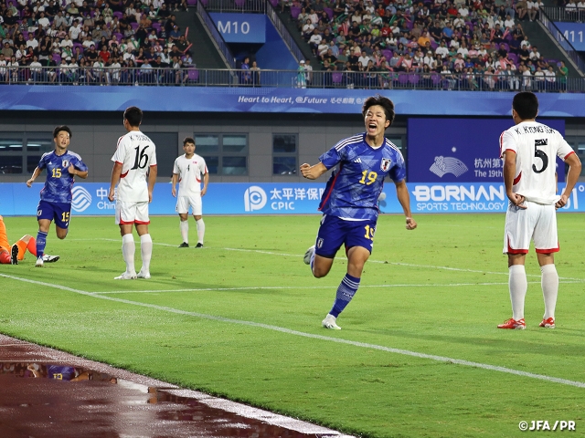 【Match Report】U-22日本代表、朝鮮民主主義人民共和国との接戦を制し、準決勝進出