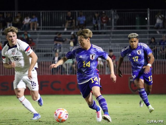 【Match Report】U-22日本代表　アメリカに1-4で敗れる