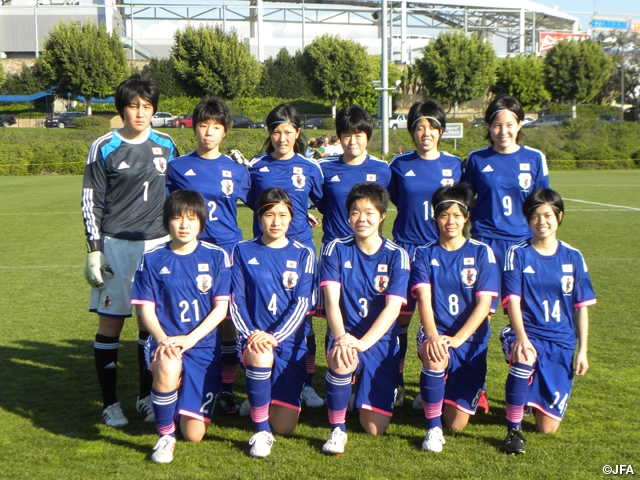U-17日本女子代表 アメリカ遠征 第1戦　U-17ニュージーランド女子代表に勝利