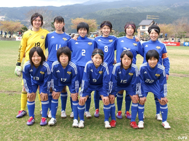JFA Academy Fukushima The first sec match of Plenus Challenge League was held at home