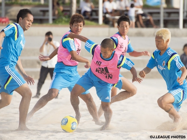 ビーチサッカー日本代表候補　トレーニングキャンプ　活動レポート（4/18）
