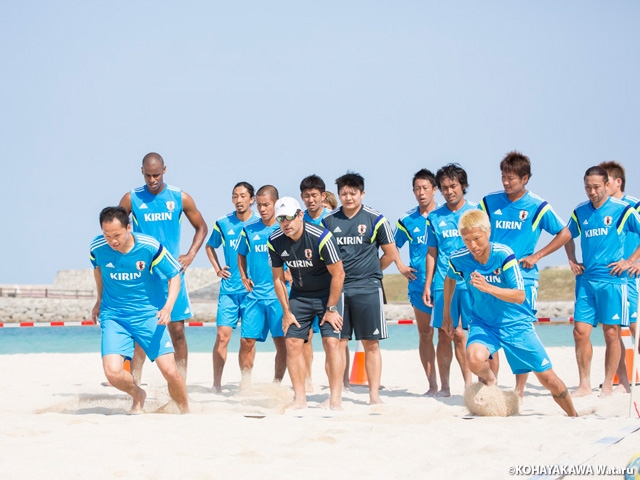 Japan provisional national beach football team training camp report (20th April)