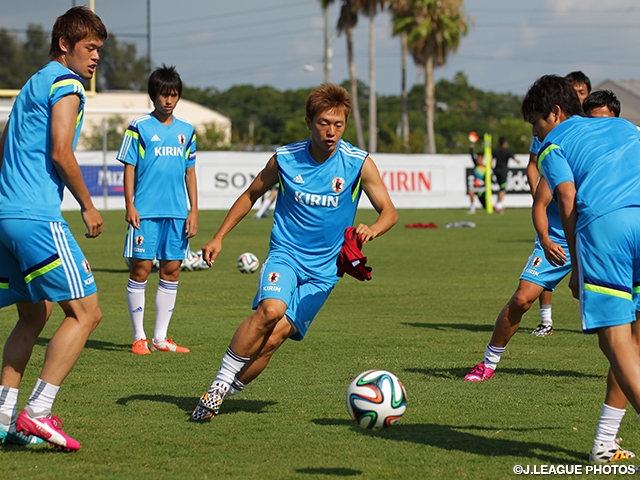 Japan National Team prepare for Zambia match in Florida training camp