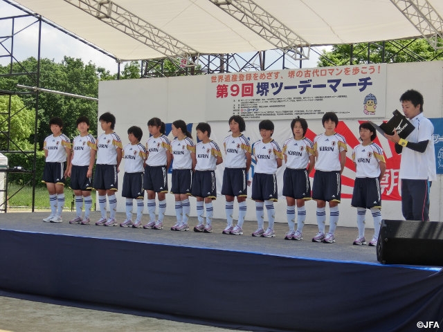 JFA Academy Sakai Second-term players participated in “Sakai 2days March”