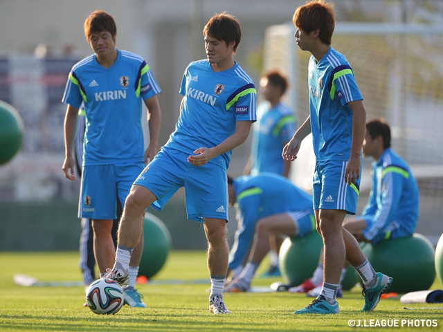 Japan return to base camp, resume training for third match