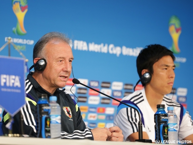 Head coach Zaccheroni shows confidence ahead of Japan’s third group stage match against Colombia