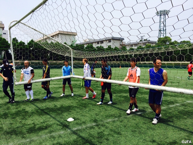 Goal Keeper Class A coach training course – the second half session held