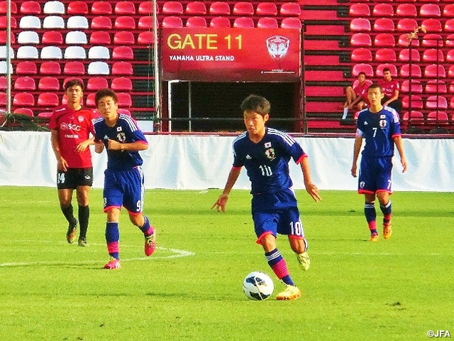 U-16 Japan National won the match with U-18 Muang Tong United in Thailand