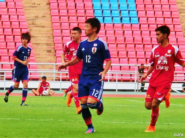 U-16 Japan National Team play out 4-4 draw with U-16 Thailand National Team, leaving some issue to be fixed