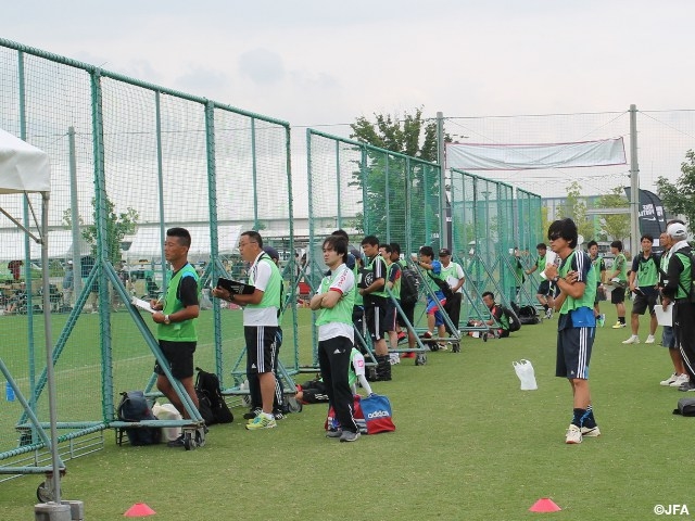 全日本女子ユース(U-15)サッカー選手権大会にて、公認指導者研修を実施