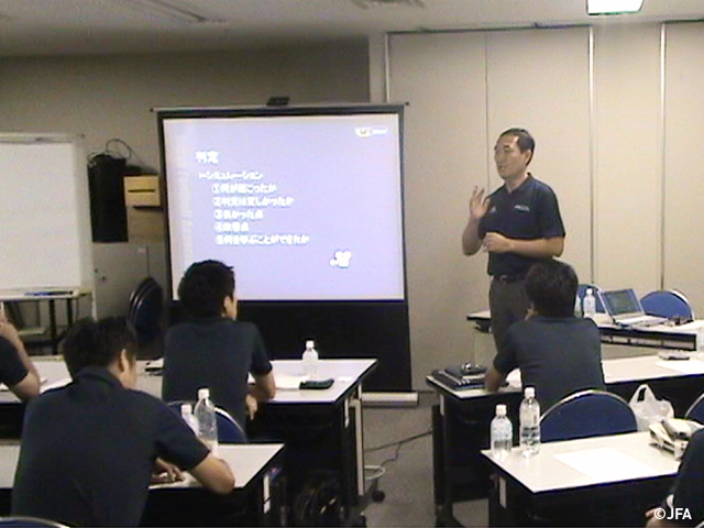 The second training session for J. League referees in 2014