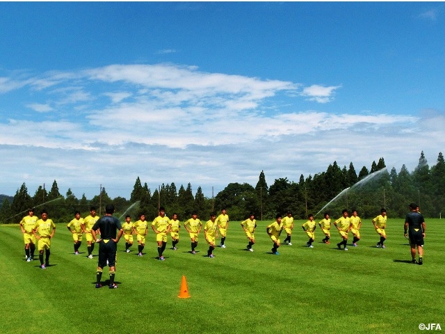 Report on U-16 Japan National Team domestic training camp in Tokamachi, Niigata (5 Aug) 