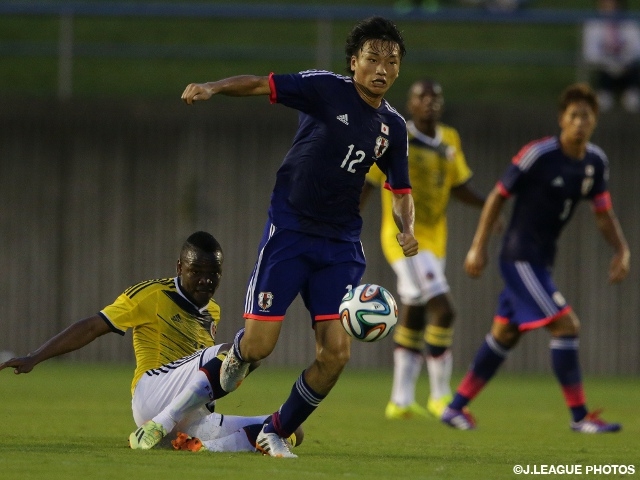 U-19 Japan National Team match report against Colombia in the SBS Cup International Youth Soccer competition
