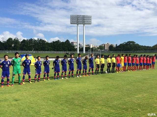 U-19 Japan National Team match report of third game in SBS Cup International Youth Soccer competition