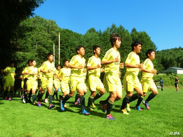 Report of U-16 Japan National Team domestic training camp in Sugadaira, Nagano (8/20)