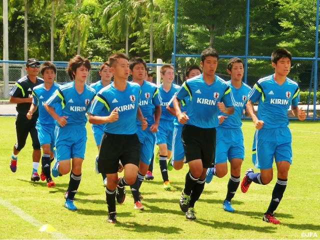 Report on U-16 Japan National Team training camp for AFC U-16 Championship in Thailand (26 Aug)