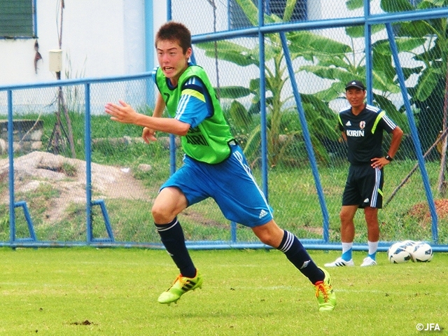 U-16 Japan National team training camp for AFC U-16 Championship - report (30 Aug)