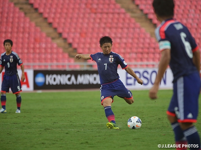 U-16日本代表　AFC U-16選手権　初戦を白星で飾る