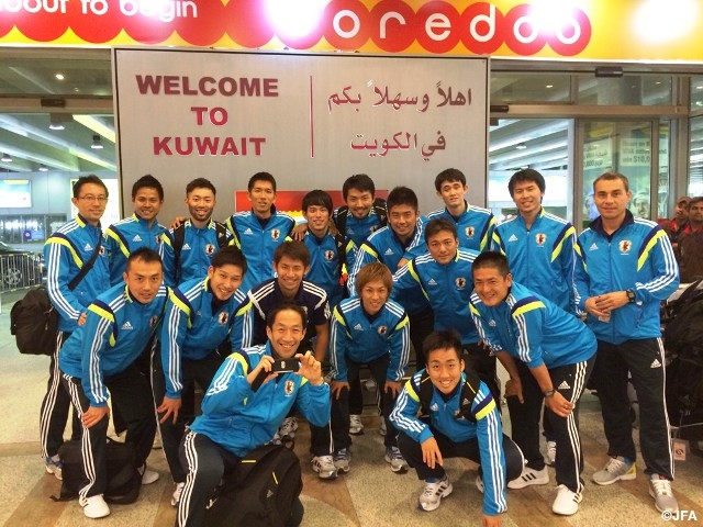 Japan arrive in Kuwait for Futsal Continental Cup 2014