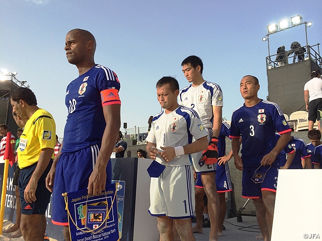 Japan beach football team cap victory in final Intercontinental Cup game