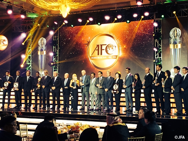 AFC Annual Awards 2014 - Japan awarded 6 categories in AFC Inspiring Member Association of The Year, etc., OKUDERA Yasuhiko, SAWA Homare inducted in the AFC Hall of Fame