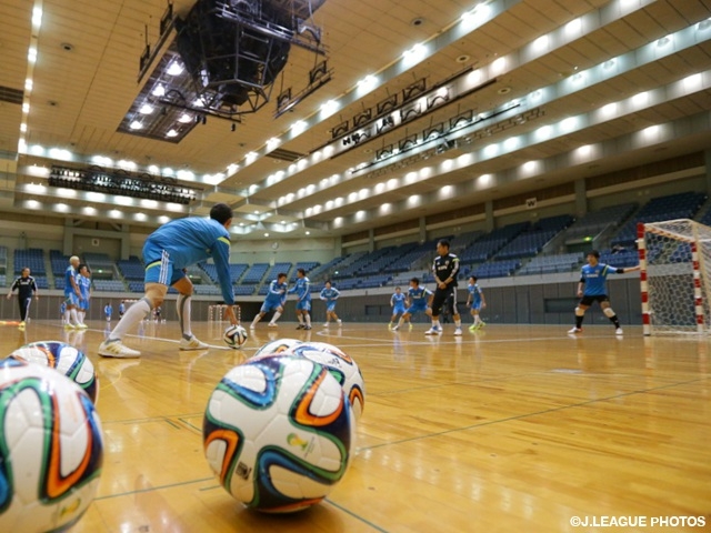 Futsal Japan squad begin training camp before Croatia games
