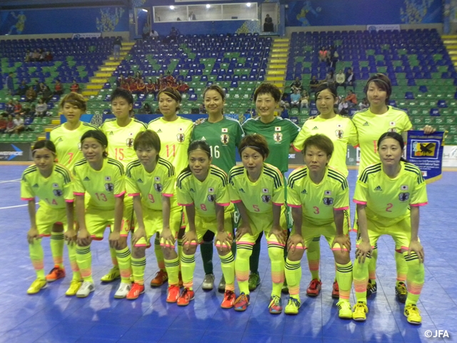 Japan women’s national futsal team match against Brazil women’s national futsal team in the Women's Futsal World Tournament