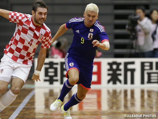 フットサル日本代表、クロアチアに快勝で勝ち越し ～フットサル国際親善試合第2戦～