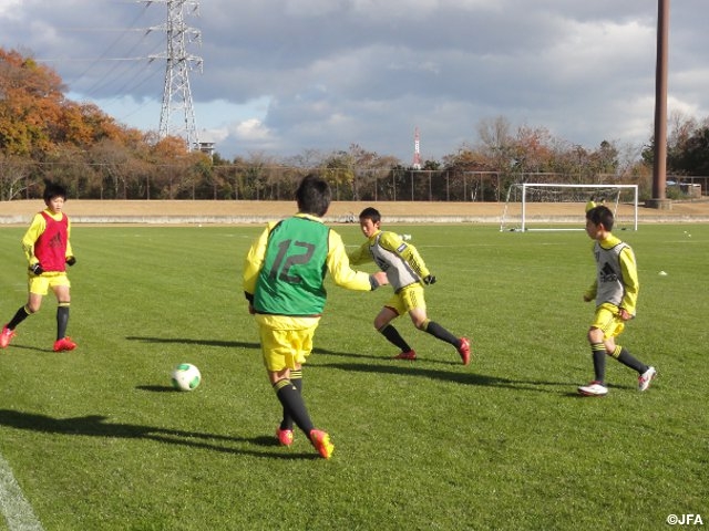 U-13’s Elite Program plays training match in camp (12 Dec)