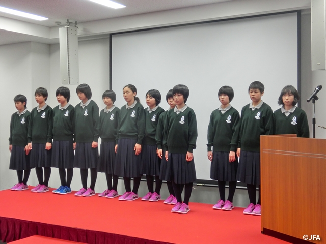 JFAアカデミー堺 4期生入校式を開催