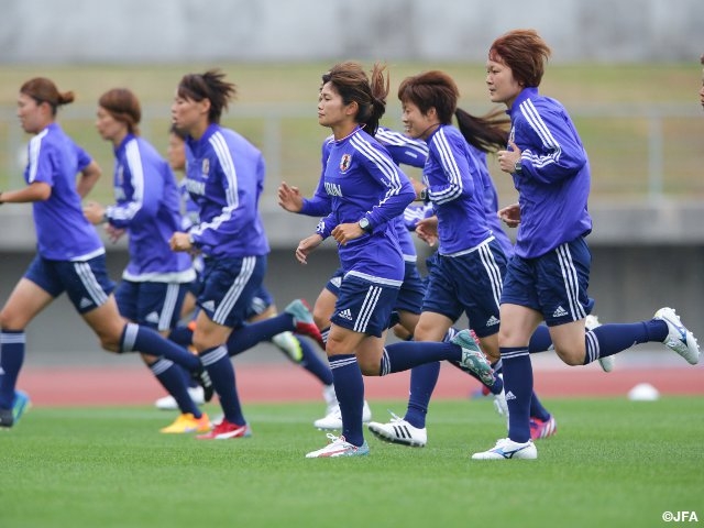Nadeshiko Japan get going in Kagawa in preparation for FIFA Women's World Cup