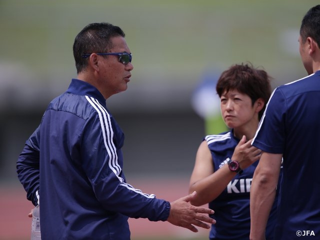 Nadeshiko Japan subs play practice match against New Zealand on 8th day of Kagawa Camp