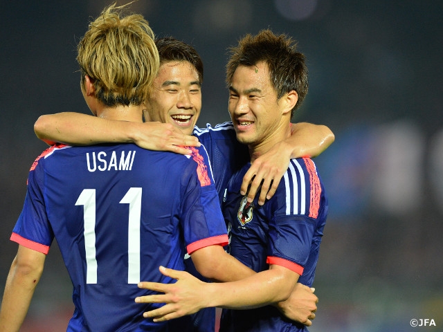 Japan thrash Iraq 4-0, boost for World Cup qualifiers - KIRIN CHALLENGE CUP 2015