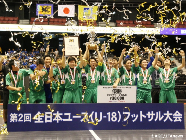 Sakuyo High School become tourney’s 2nd champions at the 2nd All Japan Youth (U-18) Futsal