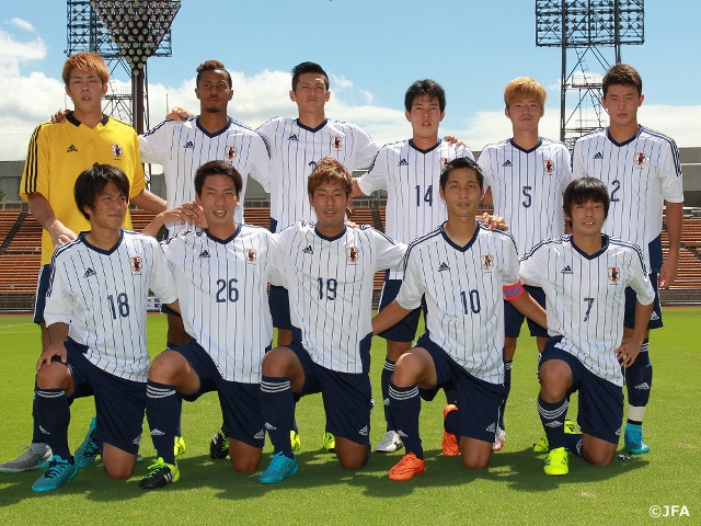 U-22 Japan National Team wrapped up the camp with a training match against Kyoto Sanga F.C.