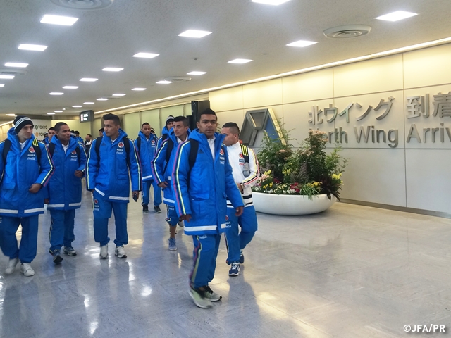 Colombia Futsal National Team arrive in Japan for International Friendly Matches