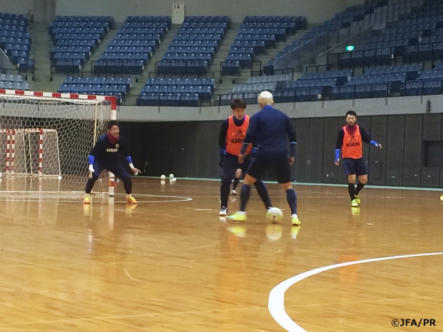 Japan Futsal National Team hold final domestic training ahead of AFC Futsal Championship
