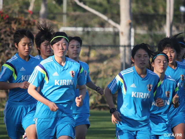 U-17日本女子代表　アメリカで始動　活動レポート1日目（2/7）