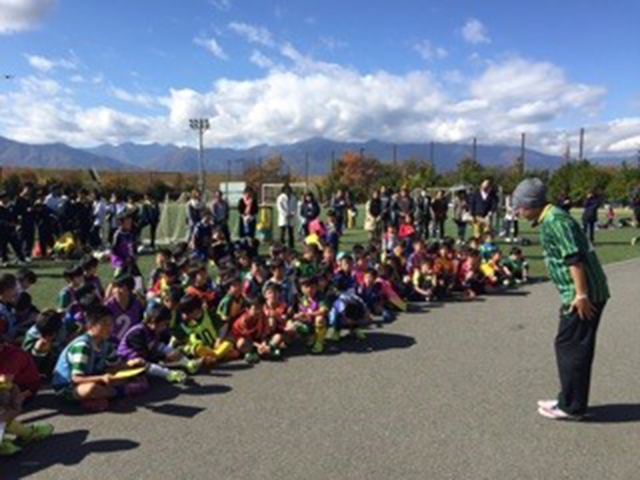 JFAキッズ（U-10）サッカーフェスティバル 長野県松本市の長野県フットボールセンターに、210人が参加！