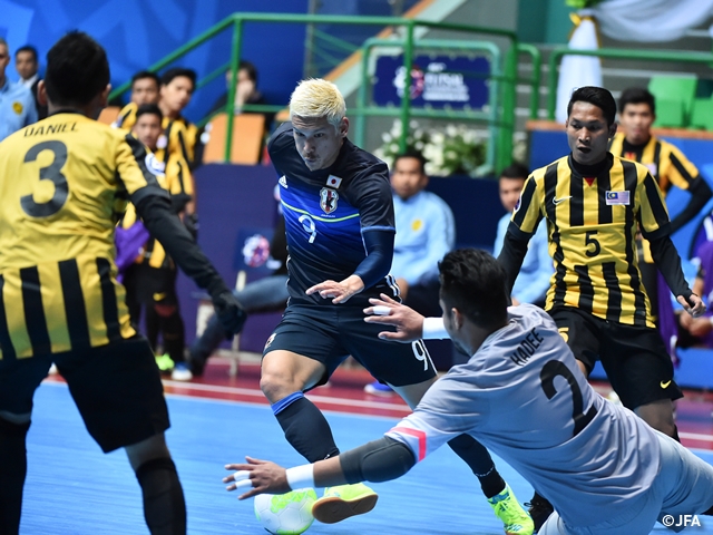 Japan Futsal National Team rout Malaysia, clinch the next round spot