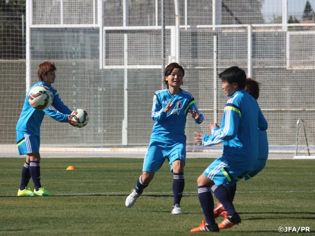U-23 Japan Women’s National Team had practical training for the 1st match (3/1)