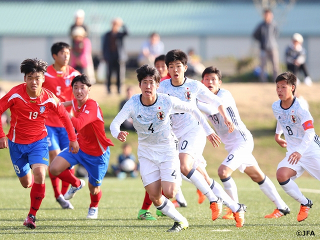 U-17 Japan National Team take on Uzbekistan, Korea Republic High School Federation Selection