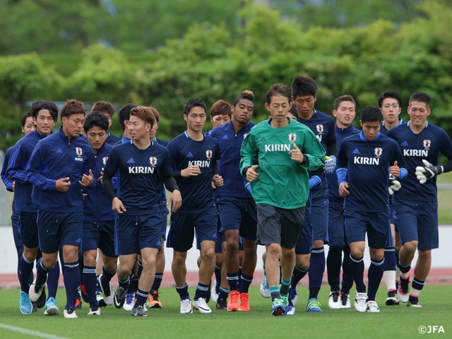 U-23 Japan National Team kicked off their training camp in preparation for the match against Ghana