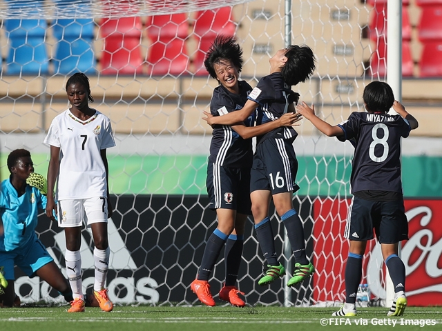 U-17 Japan Women's Squad begin superbly scoring five goals in first match of World Cup Jordan