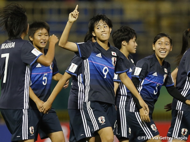 U-17日本女子代表、完封勝利で準決勝進出 FIFA U-17女子ワールドカップ ヨルダン 2016