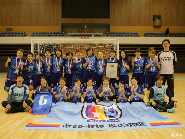 Arco-iris KOBE claim title by winning Hyogo derby in 13th All Japan Women’s Futsal Tournament 