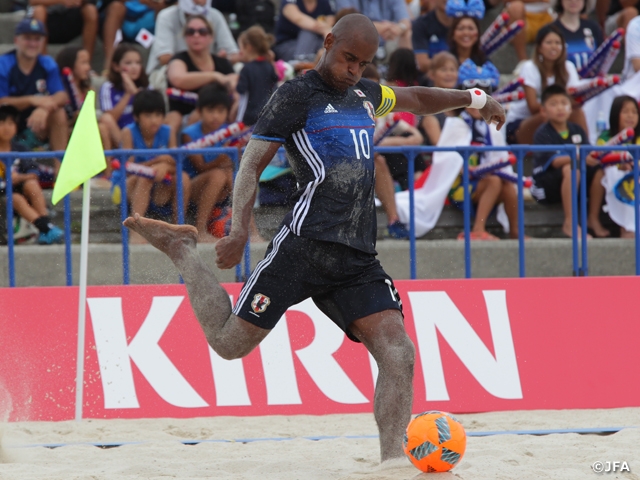 Japan Beach Soccer National Team：MOREIRA Ozu selected in the top five for third consecutive year