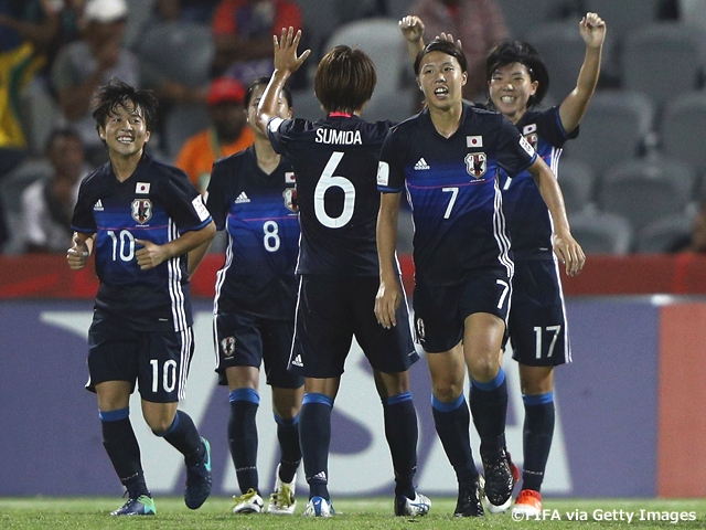 U-20日本女子代表、ブラジルに勝利しベスト4へ　FIFA U-20女子ワールドカップ パプアニューギニア2016
