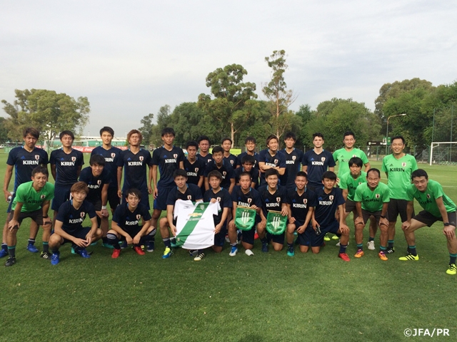 U-19 Japan National Team start training in Argentina
