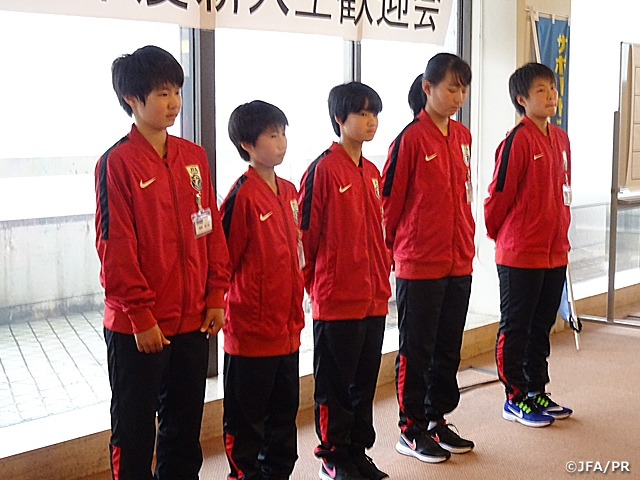 JFAアカデミー福島 サポートファミリー富岡会が12期生歓迎会を開催